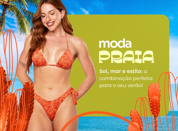 Moda Praia - Cacto