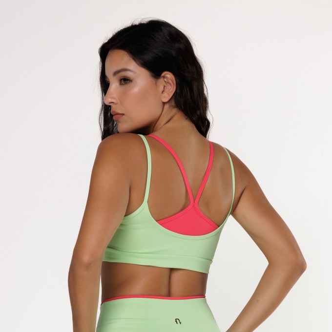 Top Start Bicolor Duplo Poliamida Verde Pixy
