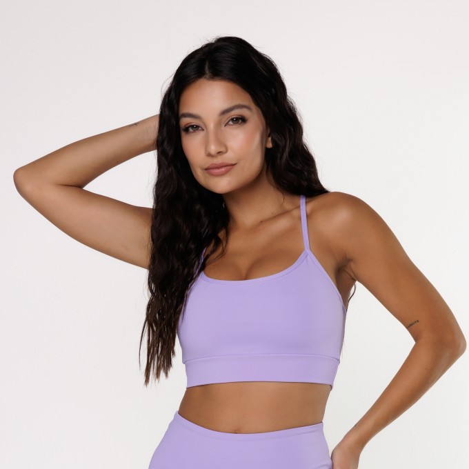 Top Básico Nadador Lavanda