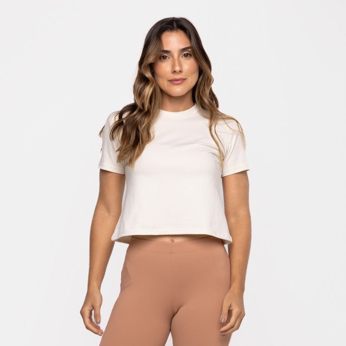 T-Shirt Ampla Algodão OffWhite