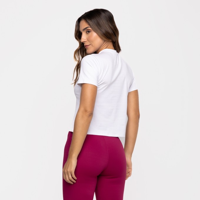 T-Shirt Ampla Algodão Branca