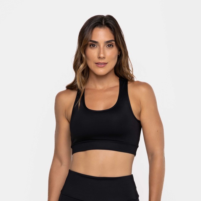 Top Urban Poliamida Preto