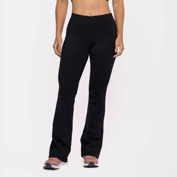 Calça Street Bailarina Poliamida Preta