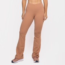 Calça Street Flare Poliamida Ganache Mocha