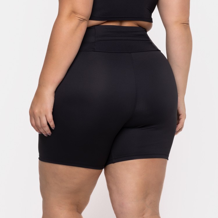 Bermuda Sense Bolso Invisível Preta