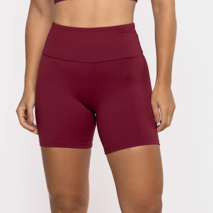 Bermuda Sense Bolso Invisível Romã