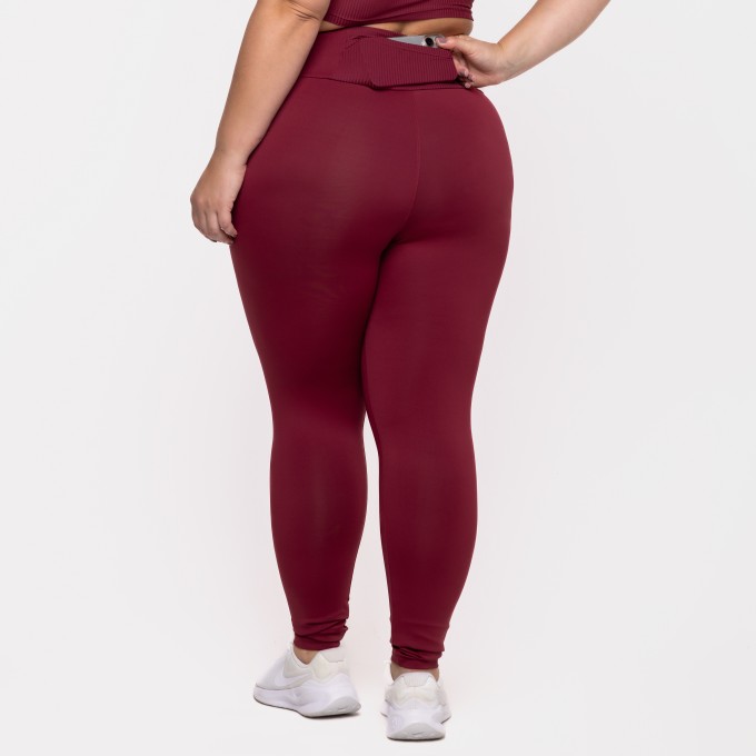 Legging Sense Bolso Invisível Romã