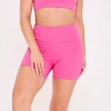 Short Brisa com Bolsos Laterais Rosa Chiclete