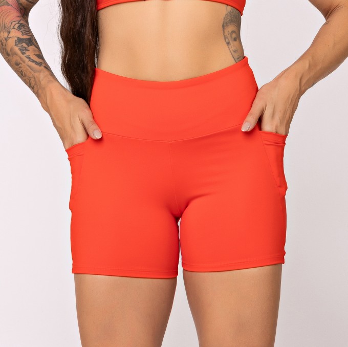 Short Brisa com Bolsos Laterais Malagueta