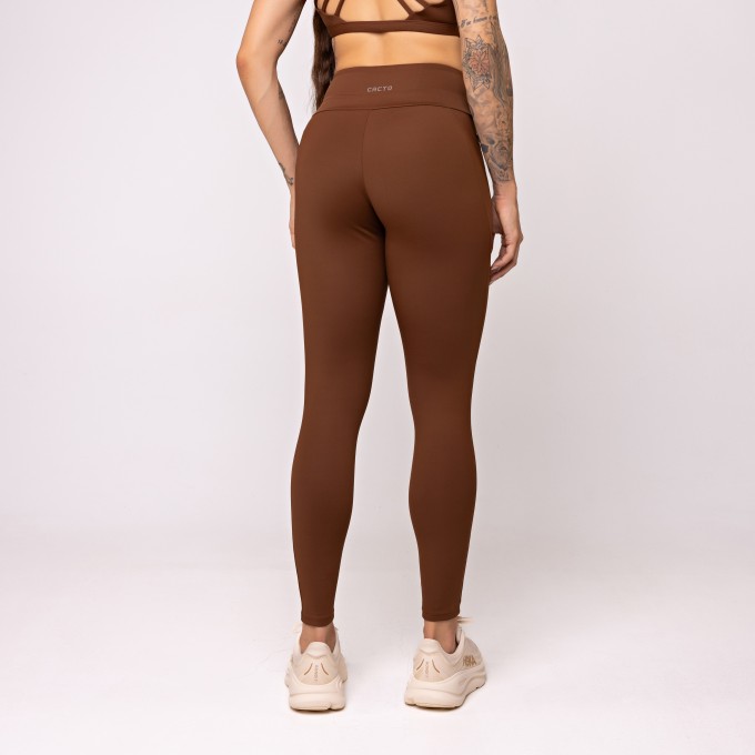 Legging Brisa com Bolsos Laterais Cacau