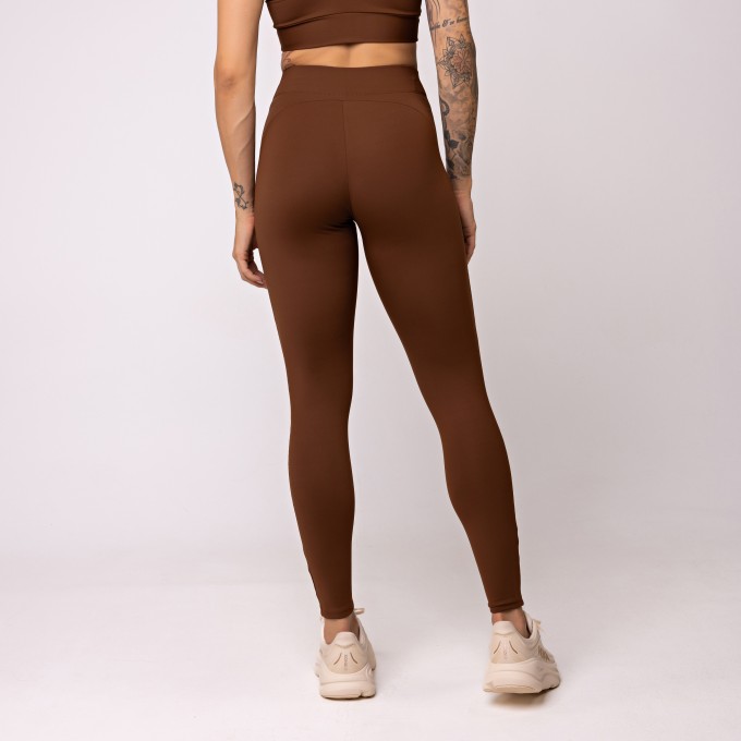Legging Texturizada Ondas Cacau