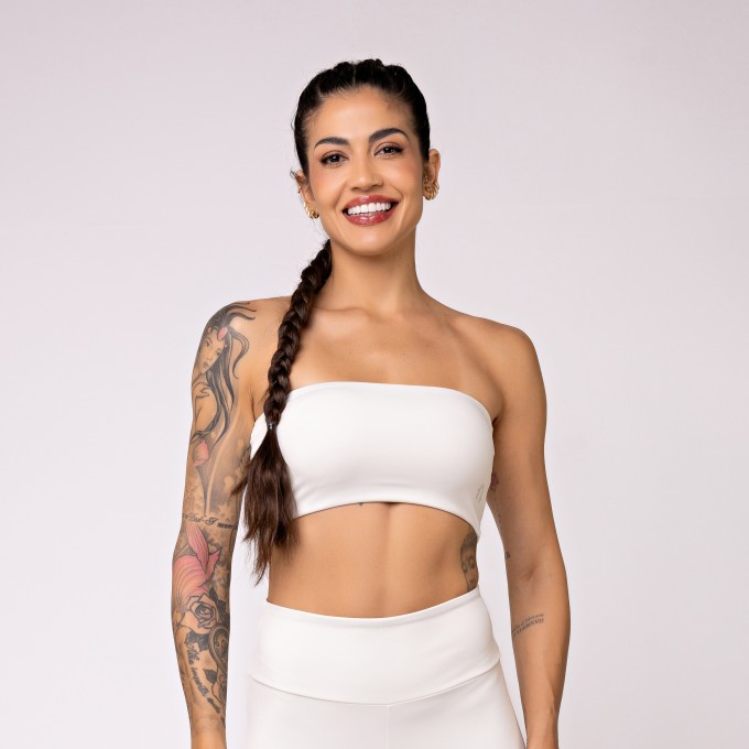Top Faixa Oásis OffWhite