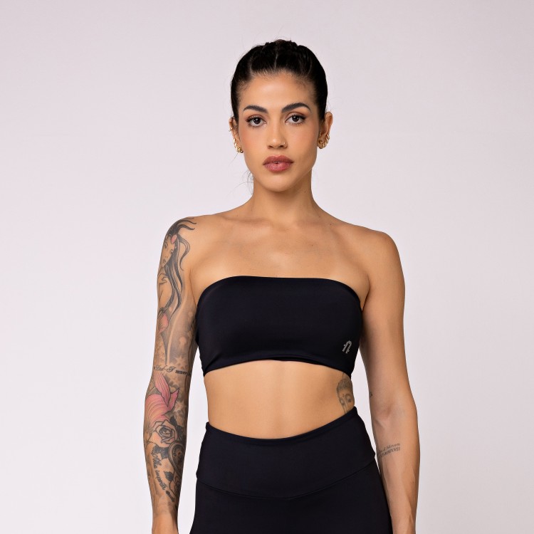Top Faixa Oásis Preto
