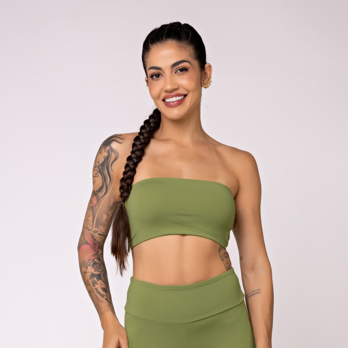 Top Faixa Oásis Oliva