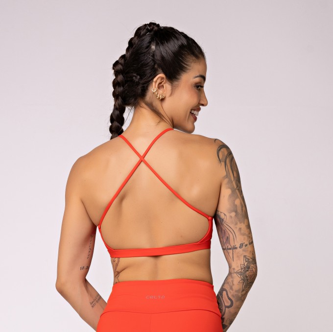 Top Alças Cruzadas Oásis Malagueta