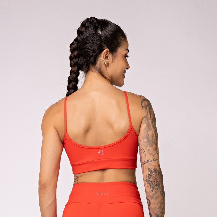 Top Com Alças Finas Dunas Malagueta