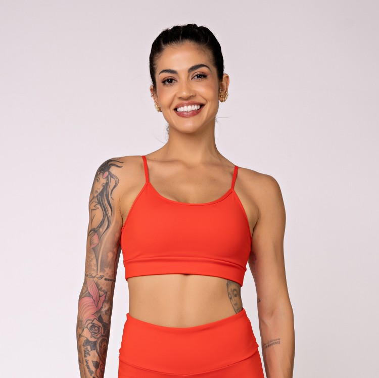 Top Com Alças Finas Dunas Malagueta