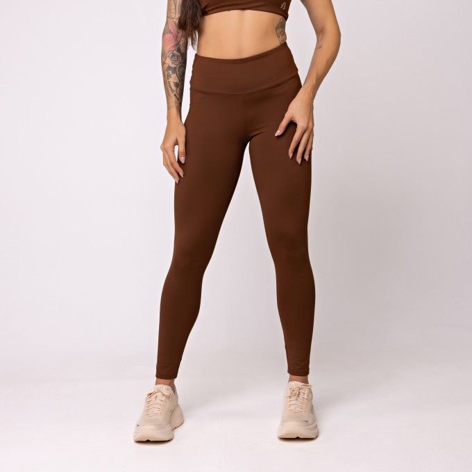Legging Básica Dunas Cacau