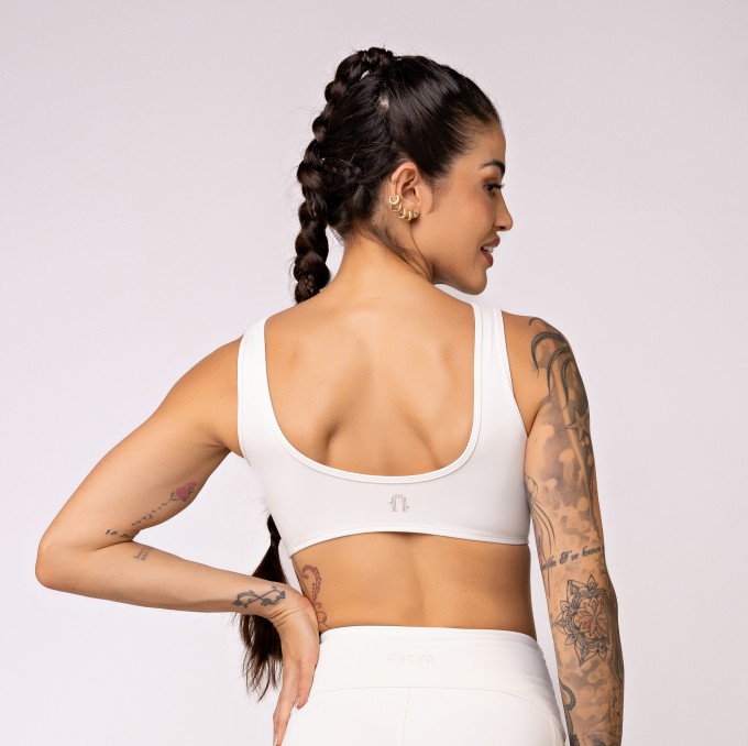 Top com Recortes Impulso OffWhite