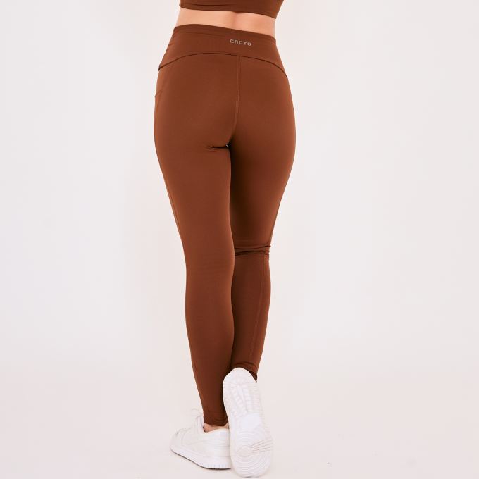 Legging com Bolso Lateral Impulso Cacau