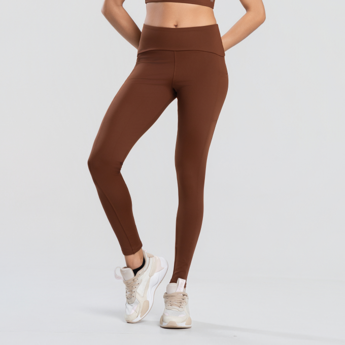 Legging com Bolso Lateral Impulso Cacau