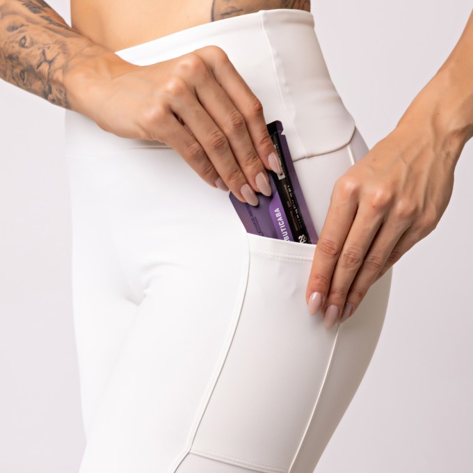 Legging com Bolso Lateral Impulso OffWhite