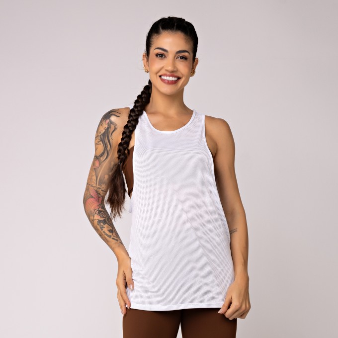 Regata Dry Fit Nara Branca