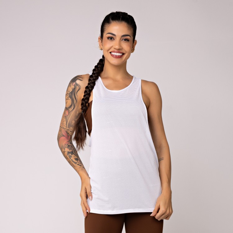 Regata Dry Fit Nara Branca
