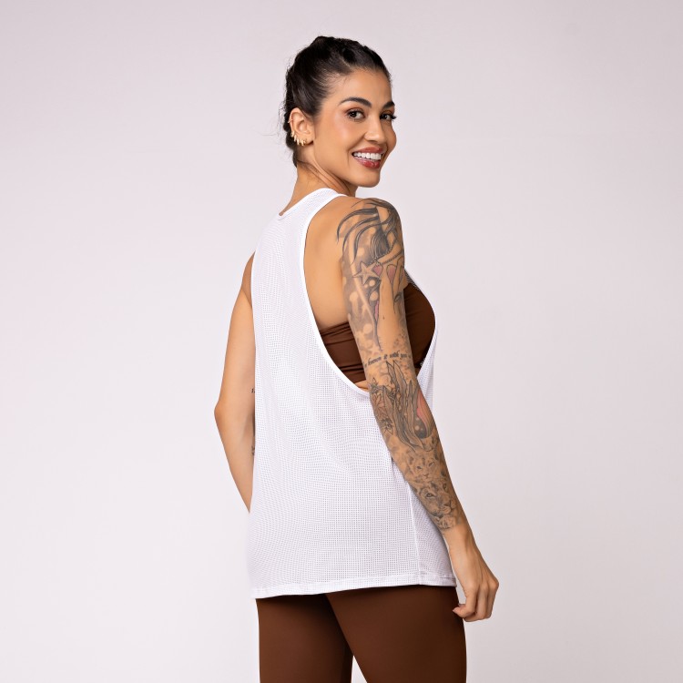 Regata Dry Fit Nara Branca