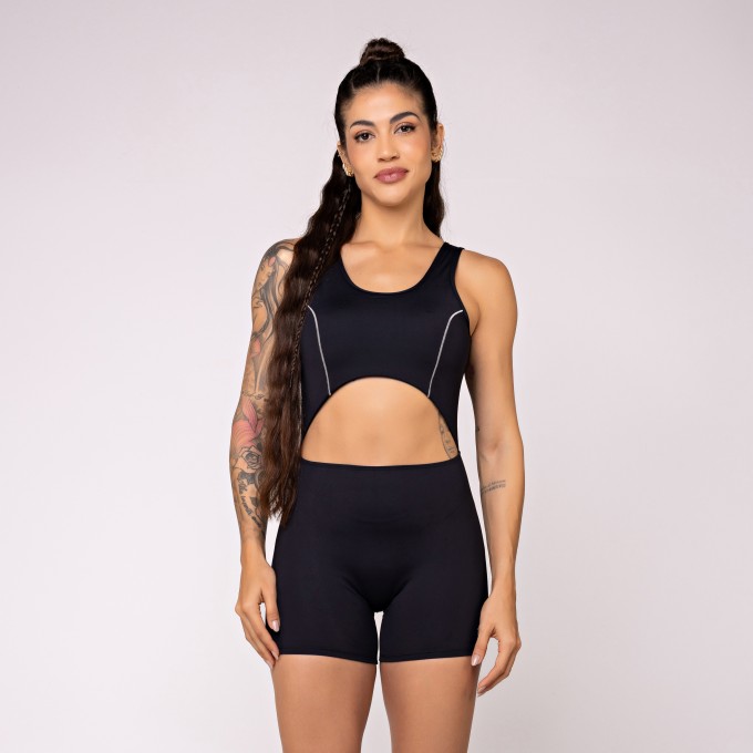 Macaquinho Alvorada com Detalhe Contrastarnte Preto