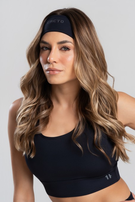 Faixa de Cabelo Oásis Preta