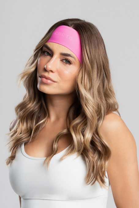 Faixa de Cabelo Oásis Rosa Chiclete