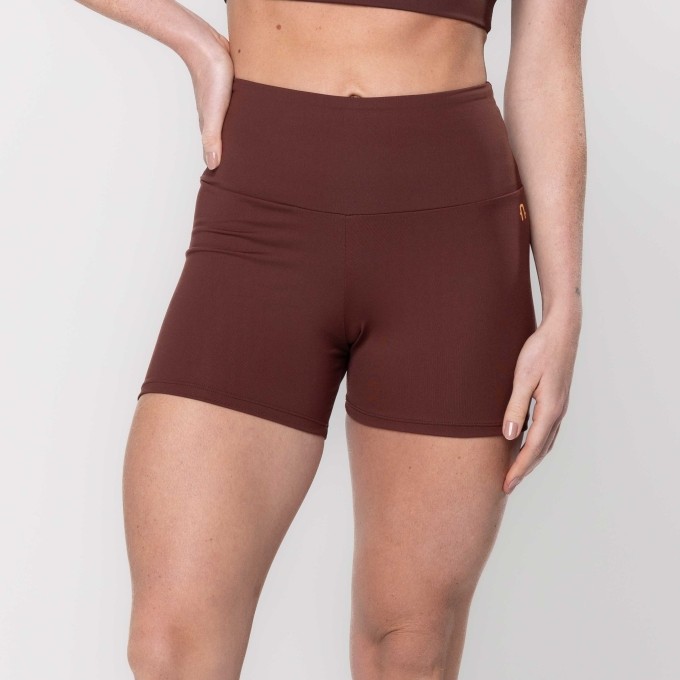 Short Básico Marrom