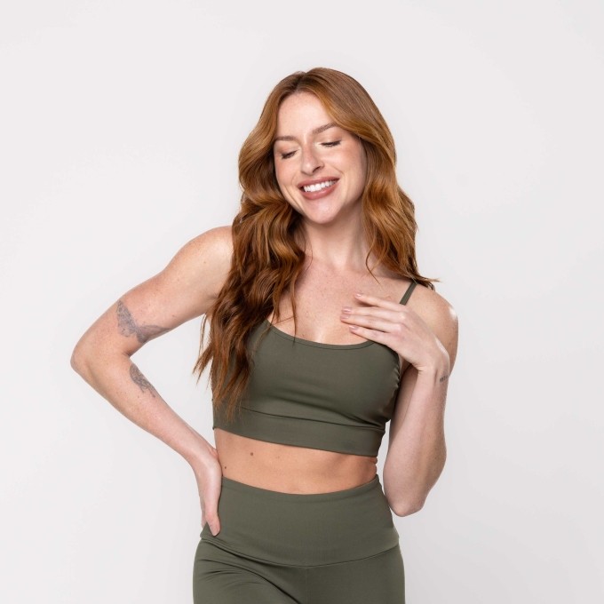 Top Básico Verde